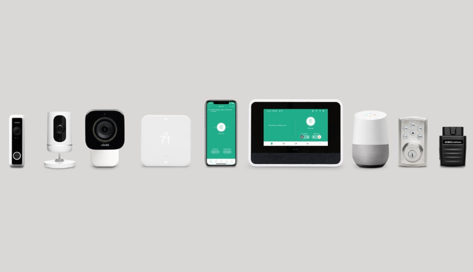 Vivint home security product line in Bellingham